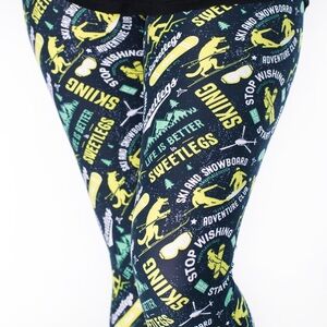 BNWT SweetLegs “Lift Pass” Petite Size (Fits most 00-6) full length leggings